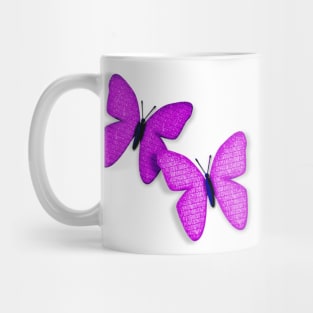 Purple Butterflies Mug